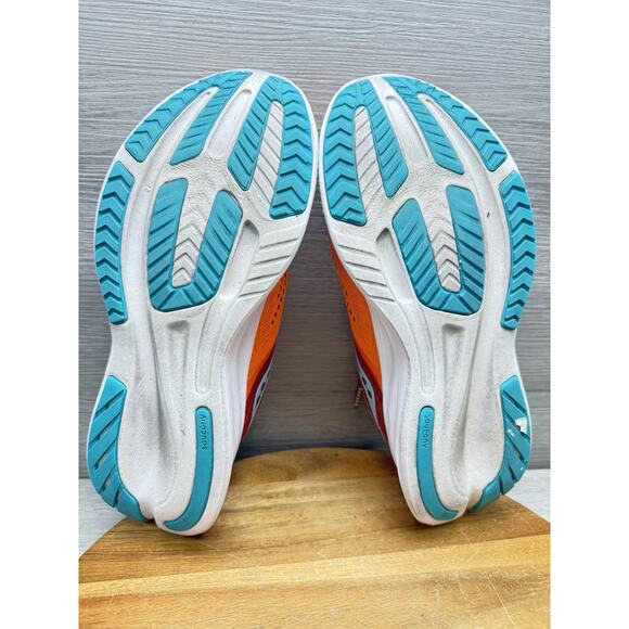 Saucony Men\'s Ride 16 Marigold/Lava Running Shoes S20830-25 Size 9 main image 4